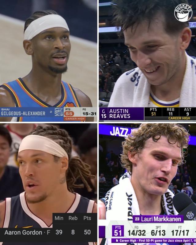 NBA開賽一周誕生4個單場50+！去年同期50+次數(shù)為0
