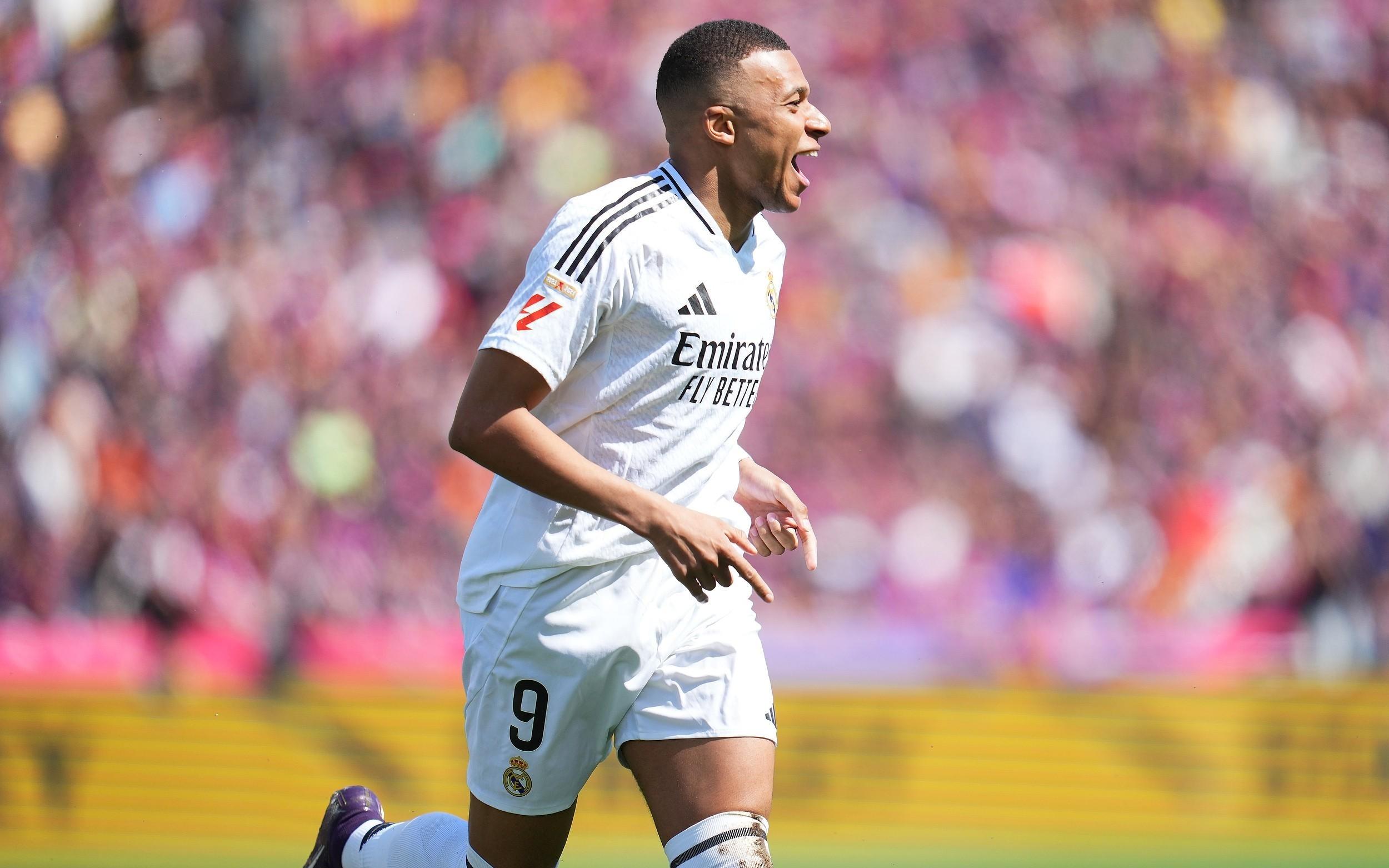 姆巴佩代表皇馬4次參加國家德比打進5球，已連續(xù)3場取得進球